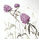 'Clover' watercolor (flowers, lilac). Pictures. Nadezda Perova. Online shopping on My Livemaster.  Фото №2