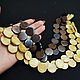 Beads Buffalo Bone Coin 20mm 2 types. Beads1. - Olga - Mari Ell Design. My Livemaster. Фото №4