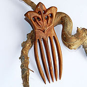 Заколки - шпильки для волос из дерева, "Нимфы" (дуб)