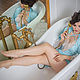 Комплект двойка "Романтика". Пеньюары и белье. DRESS ART Модный Дом Анны Ивановой. Ярмарка Мастеров.  Фото №4