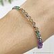 Natural Fluorite is a beautiful bracelet with a cut, Bead bracelet, Moscow,  Фото №1
