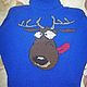 Order Knitted sweater with crazy deer. Anna Ivanova (auvtors kniting). Livemaster. . Sweaters Фото №3