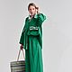Рубашка женская oversize зеленая. Рубашки. Модный дом PARLE. Ярмарка Мастеров.  Фото №4