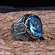 Перстень кольцо из серебра с разными красивыми большими камнями, Перстень, Стамбул,  Фото №1