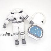 Материалы для творчества handmade. Livemaster - original item Master class Cosmonaut Costume for dolls. Handmade.