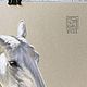 Картина лошадь пастелью Белый лебедь. Картины. Екатерина Стяжкина. Ярмарка Мастеров.  Фото №4