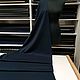 Jersey fabric, Jersey Knitwear, Jersey Italy, Punto milano dark Blue. Fabric. italy-tkani. Online shopping on My Livemaster.  Фото №2