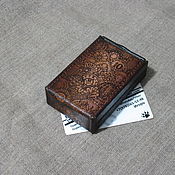 Сувениры и подарки handmade. Livemaster - original item Cigarette case or case for a pack of cigarettes. Moscow. Handmade.