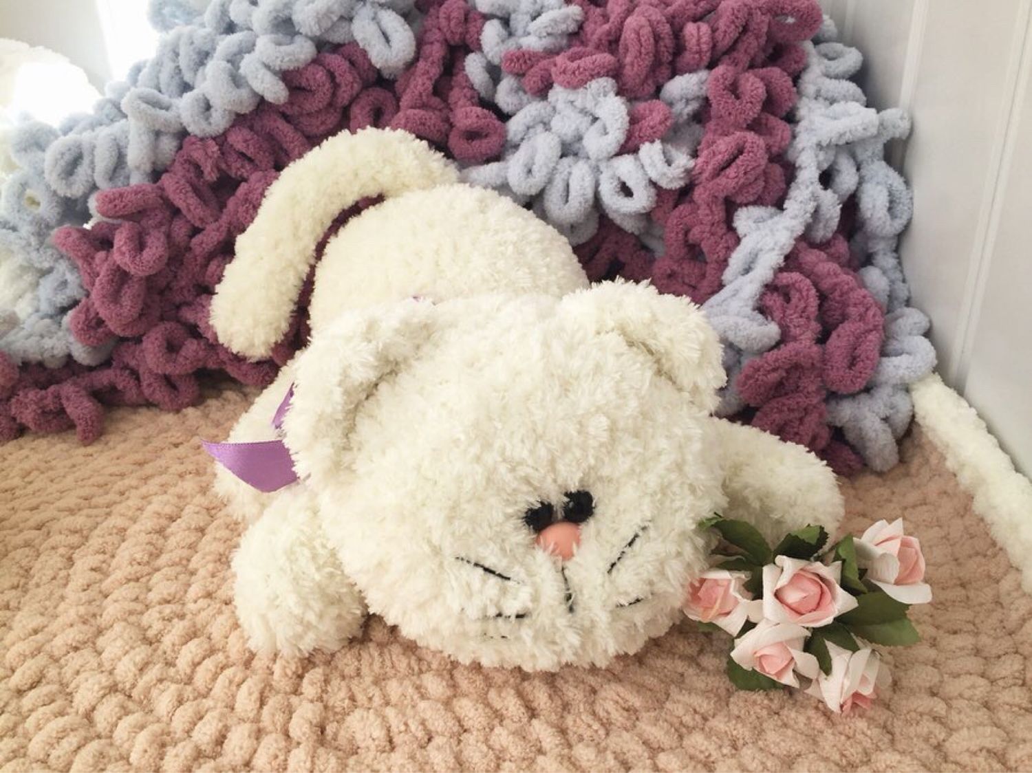 Плюшевая Кошка Фото