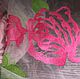 Вышитая органза цветы розы Monnalisa. Ткани. Andreana, итальянские ткани. Интернет-магазин Ярмарка Мастеров.  Фото №2