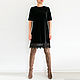 Black fashion dress with lace. Dresses. BB60 STUDIO (orchideaboutique). Online shopping on My Livemaster.  Фото №2
