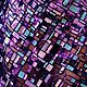 Embroidery on a grid with sequins. Purple Diva, Fabric, Kurganinsk,  Фото №1