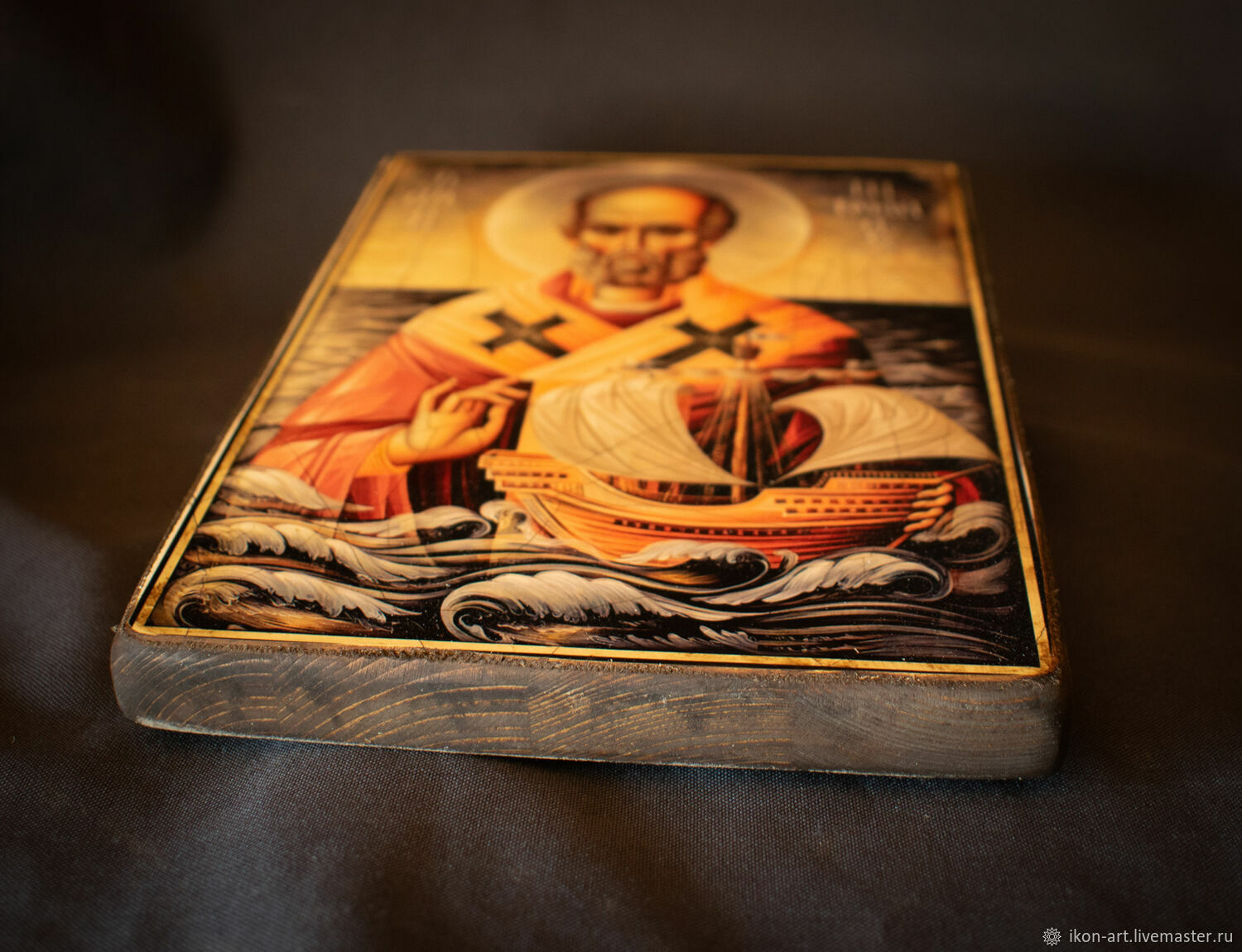 The Icon "St.. Nicholas the patron Saint of sailors and travelers" купить на Ярмарке