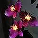 Заказать Luz de noche de orquídeas ' Violet'. Elena Krasilnikova. Ярмарка Мастеров. . Nightlights Фото №3