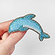 Order A beaded brooch is a Dolphin, starfish brooch. Zveva. Livemaster. . Brooches Фото №3