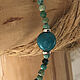 Thin women's bracelet made of natural turquoise. Bead bracelet. kvk1. Online shopping on My Livemaster.  Фото №2