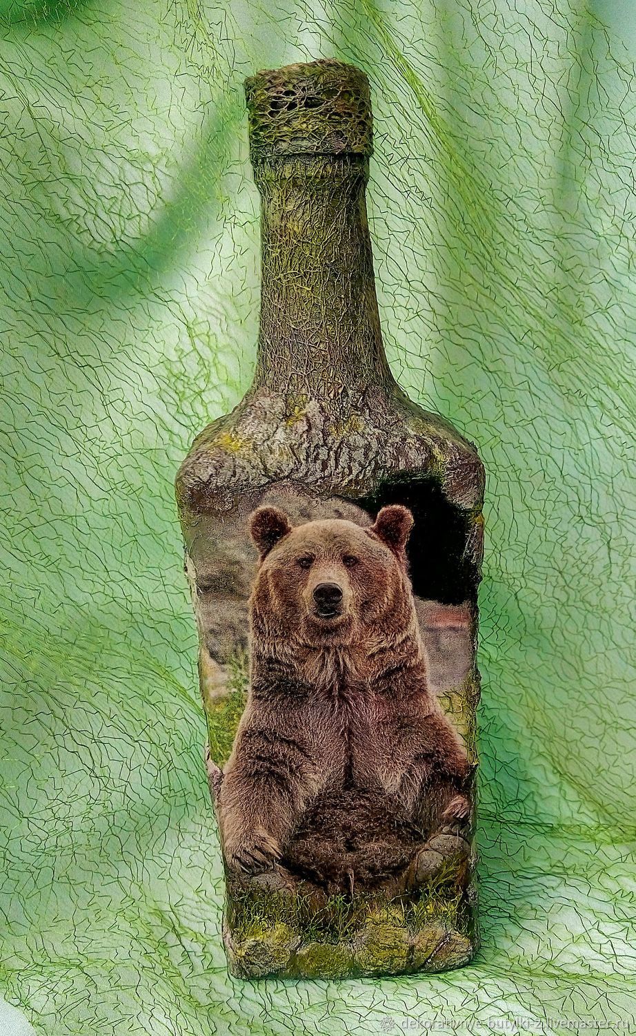 Декоративная бутылка "Медведь", Вазы, Сургут,  Фото №1