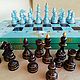 Chess is large 50h50 cm, made of wood 'FOR the airborne forces'handmade. Chess. Anna Fekolkina chess-souvenirs. My Livemaster. Фото №5