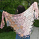 Elegant women's shawl shawl scarf with tassels for spring Delicate Beige. Shawls. Azhurles. My Livemaster. Фото №5