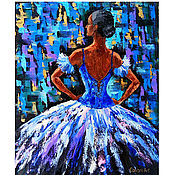 Картины и панно handmade. Livemaster - original item Ballerina oil painting ballet painting dance dancer. Handmade.