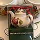 Заказать Винтаж: Фарфоровая миниатюра «Чайник» . Portmeirion.Англия. Vintage_shop. Ярмарка Мастеров. . Предметы интерьера винтажные Фото №3