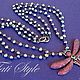Заказать Жемчужное колье ,,DRAGONFLY,,. Tati Style. Ярмарка Мастеров. . Колье Фото №3