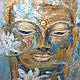 Oil painting ' Enlightenment of the World . Buddha '. Pictures. Picture&miniature lacquer painting. My Livemaster. Фото №5