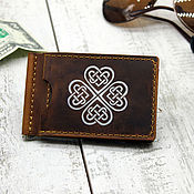 Leather wallet bifold 
