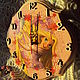 Часы Принцесса Рапунцель. Часы классические. Мастерская подарков Eleniele. Интернет-магазин Ярмарка Мастеров.  Фото №2
