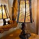 Лампа из дерева «РАФАЭЛЬ» 40см, Настольные лампы, Каменномостский,  Фото №1