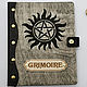 Notebook with a wooden cover ' Grimoire'. Notebooks. semejnaya-masterskaya-bambuk. Online shopping on My Livemaster.  Фото №2