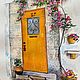 Оранжевая дверь. Картины. Yes_yellow. Ярмарка Мастеров.  Фото №4