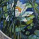 Картина маслом "Нимфеи". Картины. Анастасия Смирнова. Интернет-магазин Ярмарка Мастеров.  Фото №2