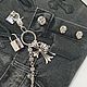 Джинсовая сумка в стиле Birkin 30 & Chrome Hearst. Классическая сумка. Magic denim in art. Ярмарка Мастеров.  Фото №4