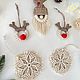Елочные игрушки набор. Елочные игрушки. Macrame_ecodecor (Оксана Куликова). Ярмарка Мастеров.  Фото №6