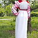 Платье "Этно" бело-красное. Народные костюмы. Некрасова Екатерина - 'Зов Предков'. Ярмарка Мастеров.  Фото №4