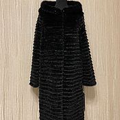 Одежда handmade. Livemaster - original item Mink coat with hood 90cm. Handmade.