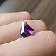 2.71 Ct., Чистый прозрачный Аметист из Африки моя ручная огранка. Кабошоны. Дмитрий Данилов КАБОШОНЫ  Freakenfru. Ярмарка Мастеров.  Фото №5