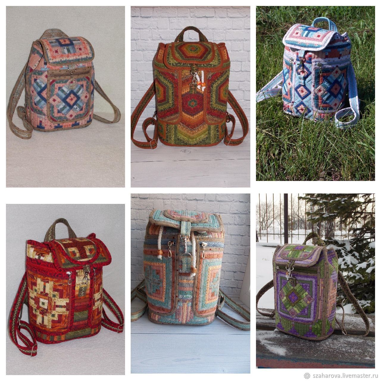 patchwork backpack