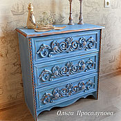 Для дома и интерьера handmade. Livemaster - original item Dressers: Vintage chest of drawers made of solid pine. Handmade.