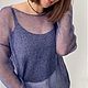 Паутинка из мохера. Джемперы. Lesi_knit. Ярмарка Мастеров.  Фото №4