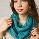 Заказать Snudy: Snood knitted from kid mohair (in two turns). Scarfland. Ярмарка Мастеров. . Snudy1 Фото №3