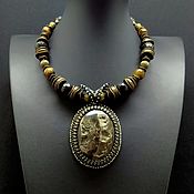 Украшения handmade. Livemaster - original item Necklace-choker with pendant. Handmade.