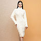 White winter dress with long sleeves, Dresses, Moscow,  Фото №1