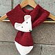 Knitted scarf Chanterelle Fur scarf, children's scarf, Scarves, Kazan,  Фото №1