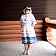 Vintage cotton dress 'Art Folklore'. Dresses. Olga Lado. My Livemaster. Фото №4