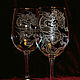 Dragons. wine glasses. Wine Glasses. ArtGraving. My Livemaster. Фото №5