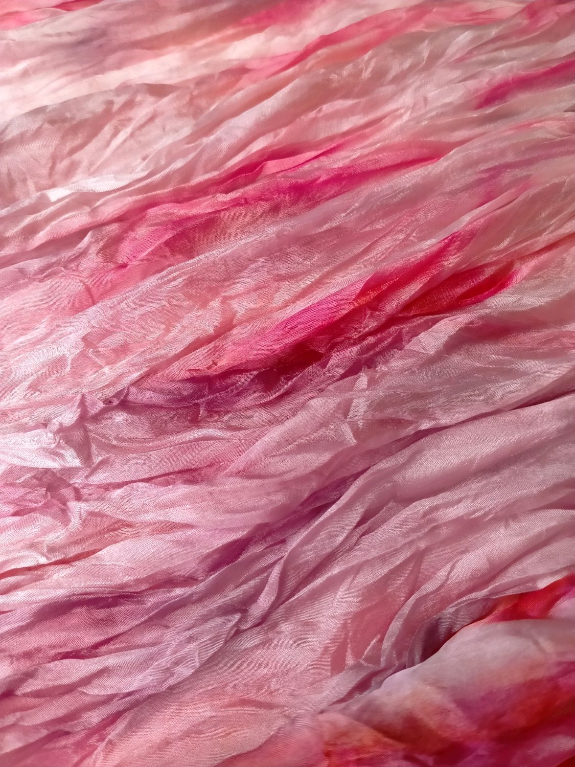Палантин розовые лепестки