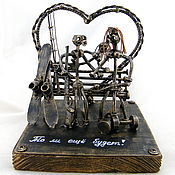 Подарки к праздникам handmade. Livemaster - original item Steel wedding №5. Handmade.