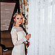 Платье крючком " Milk & Rose ". Платья. Виктория Панасенко 3Ко. Интернет-магазин Ярмарка Мастеров.  Фото №2